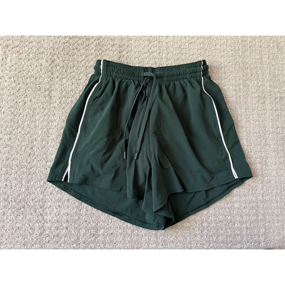 Lululemon Lightweight High Rise Relaxed Short 3" Long Liner Legacy Green Size 0